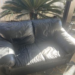Leather couch