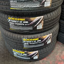 195/70/14 Blackhawk Tires 🛞