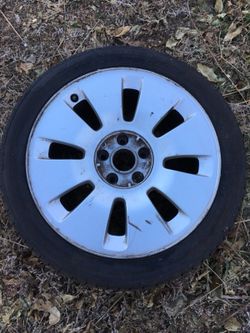 1 17” Audi wheel