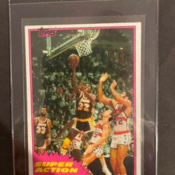 1981 Topps #109 West Magic Johnson Super Action