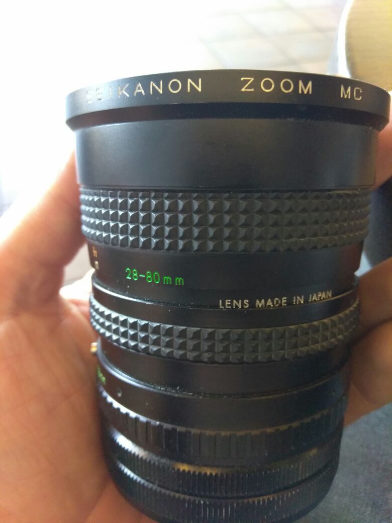 Cannon camera lens no (contact info removed). 80mm and a carry case