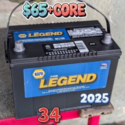 Car Battery Group Size 34