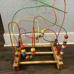 1998 Vintage Educo Teletubbies Tumbler Style Bead Toy