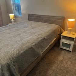IKEA Wood Bed Room - 3 Piece
