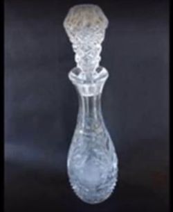 Vintage Crystal Wine Decanter