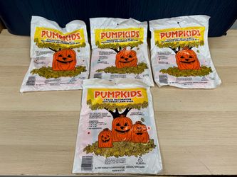1991 Vintage Pumpkids Decorative Halloween Lawn Bags