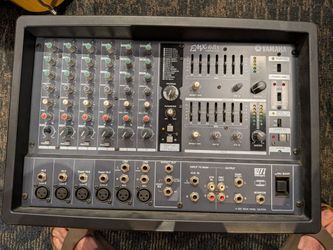 Yamaha EMX68S Powered Mixer – 6-Channel PA Mixer / Amp