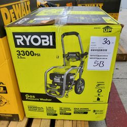 3300psi Ryobi Gas Pressure Washer Honda Engine