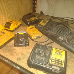 DeWalt Batteries And Chargers 