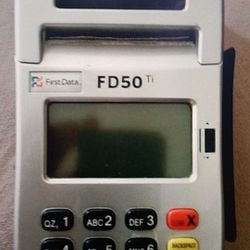 First Data FD50Ti credit card machine