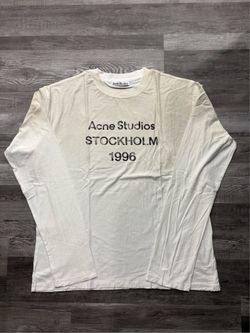 Acne Studios White Thin Long Sleeve
