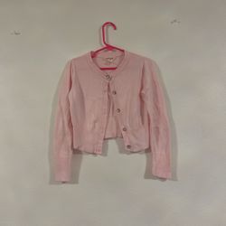 Cat & Jack Pink Sweater For Girls 