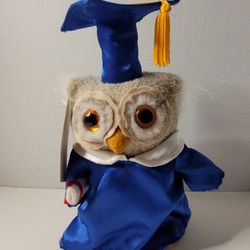 Graduation Owl Standing Plushie