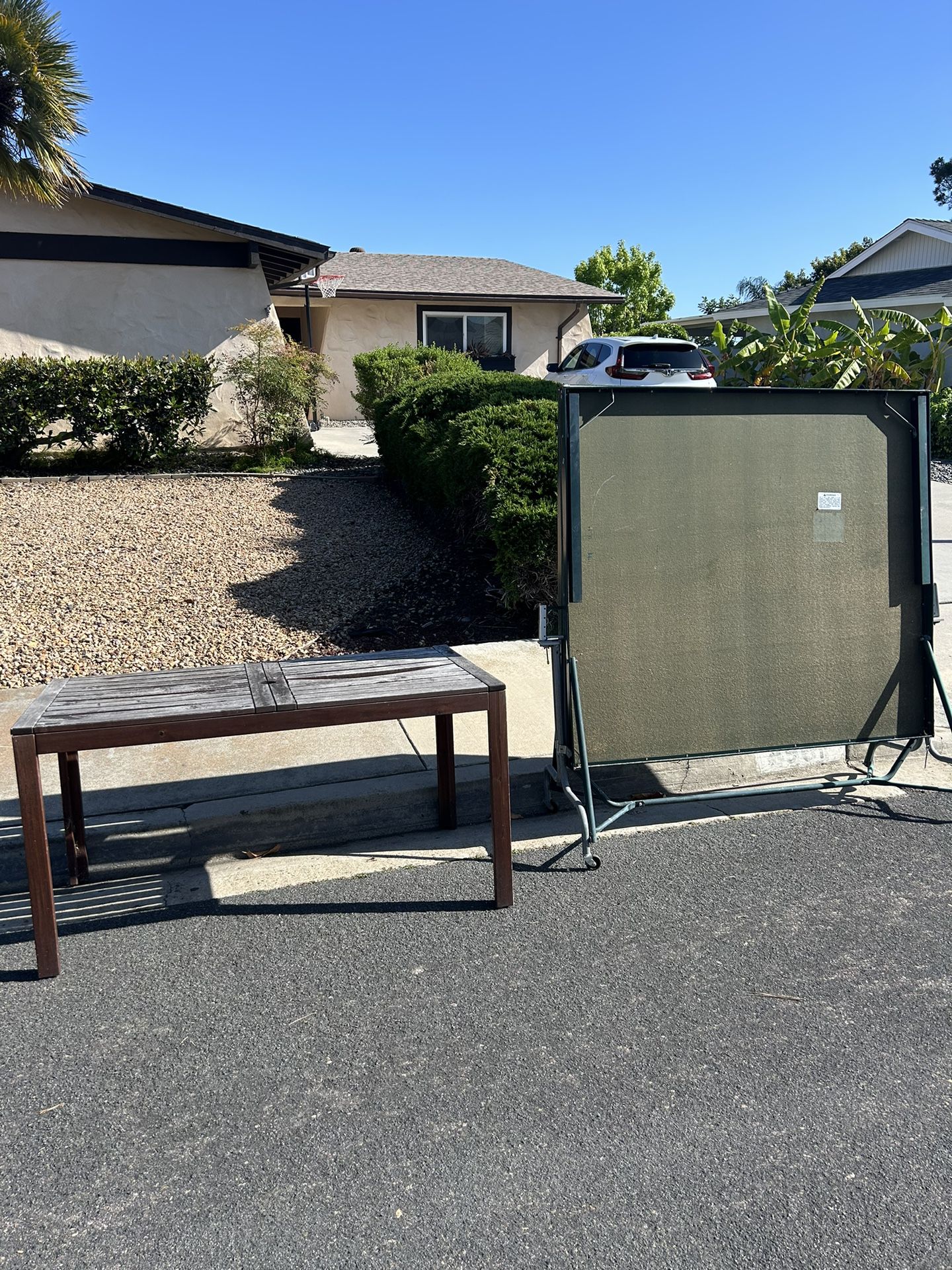 Free Ping Pong Table And Patio Table