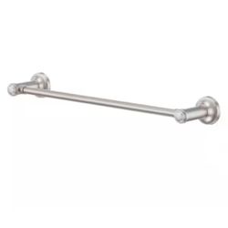 Pfister Briscoe 18 in. Wall Mounted Single Towel Bar in Spot Defense Brushed Nickel=E4