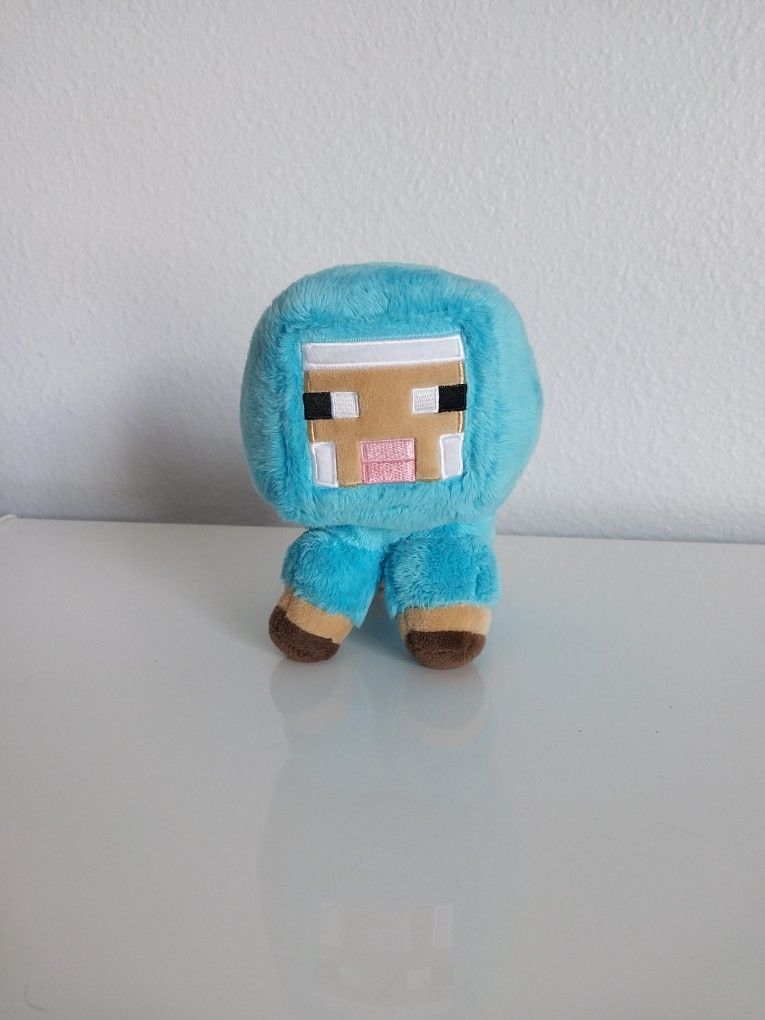 Minecraft Blue Sheep Plush