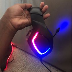 Led Gaming Headset Controller And Computer Compatable