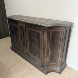 Brown Wood Hooker Furniture Buffet Cabinet 
