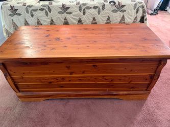 Wood Storage Chest