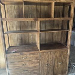 Entertainment Center Real Wood