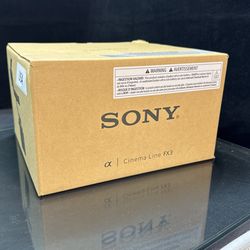 Brand New Sony Fx3 Cinema Line Camera Body With XLR Handle