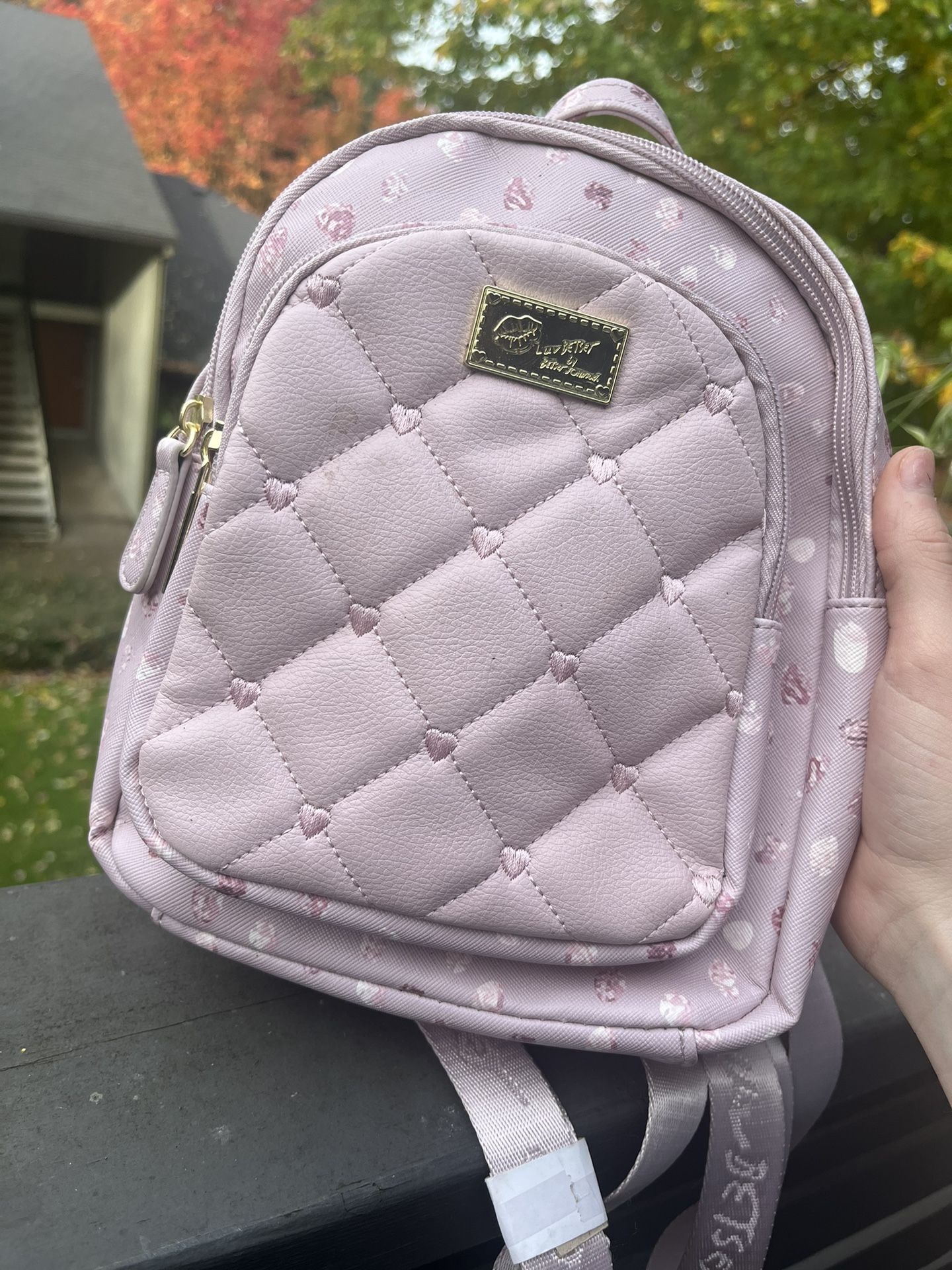 Pink Heart Backpack