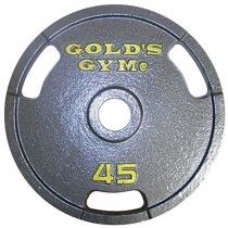 2 Gold's Gym Olympic Grip Weight Plates Single Model OPH-GG045 New