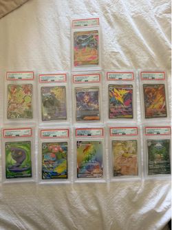 Pokemon psa 10 lot make an offer not 1 dollar