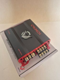 CRUNCH 2525 WATTS 4 CHANNEL BUILT IN CROSSOVER CAR AMPLIFIER