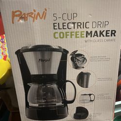 5 Cup electric drip coffee maker