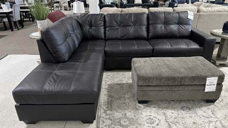 OM• $38 Initial • Brand New L shaped sectional with chaise