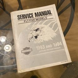 1993 To 1994 Harley Fxr Service Manual