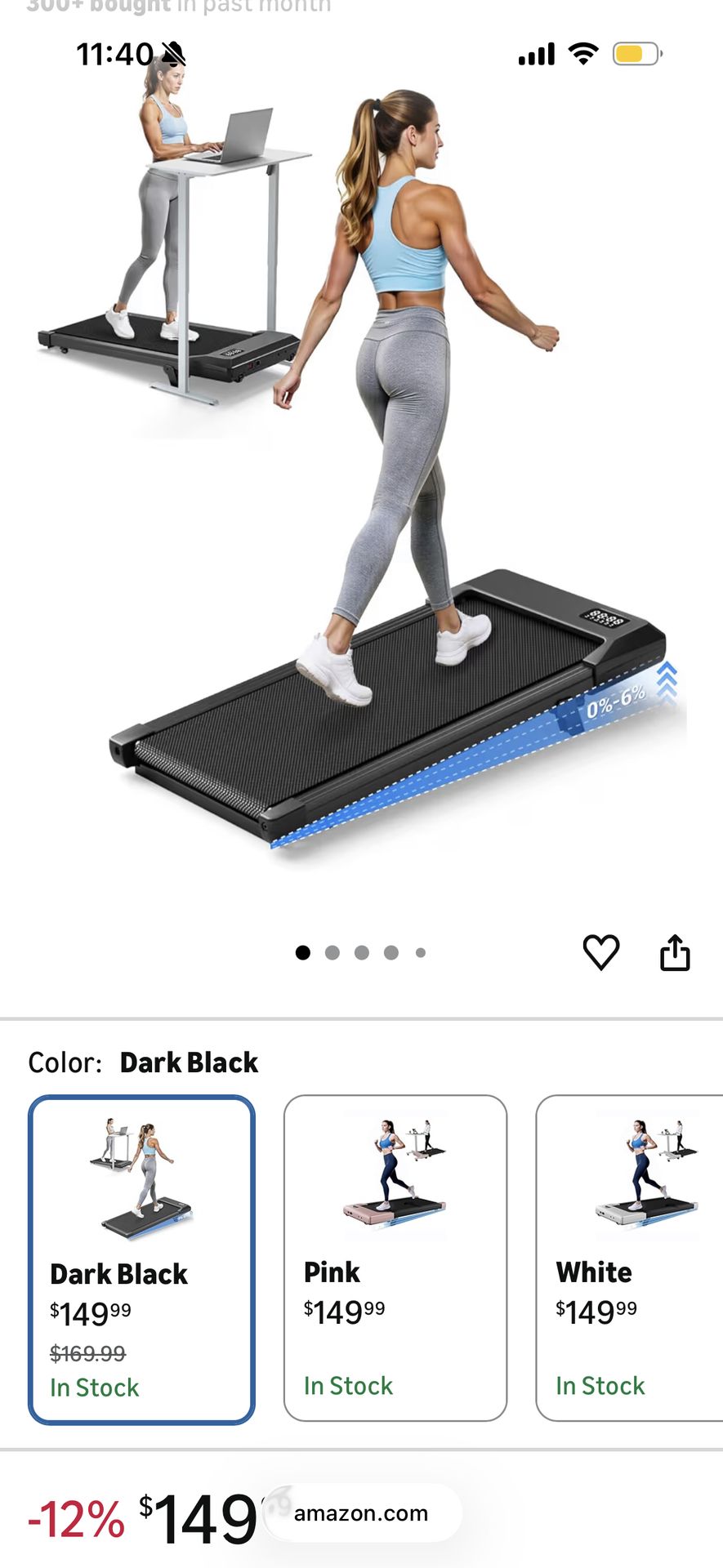 Barely used walking pad
