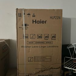 Haier washer and dryer 