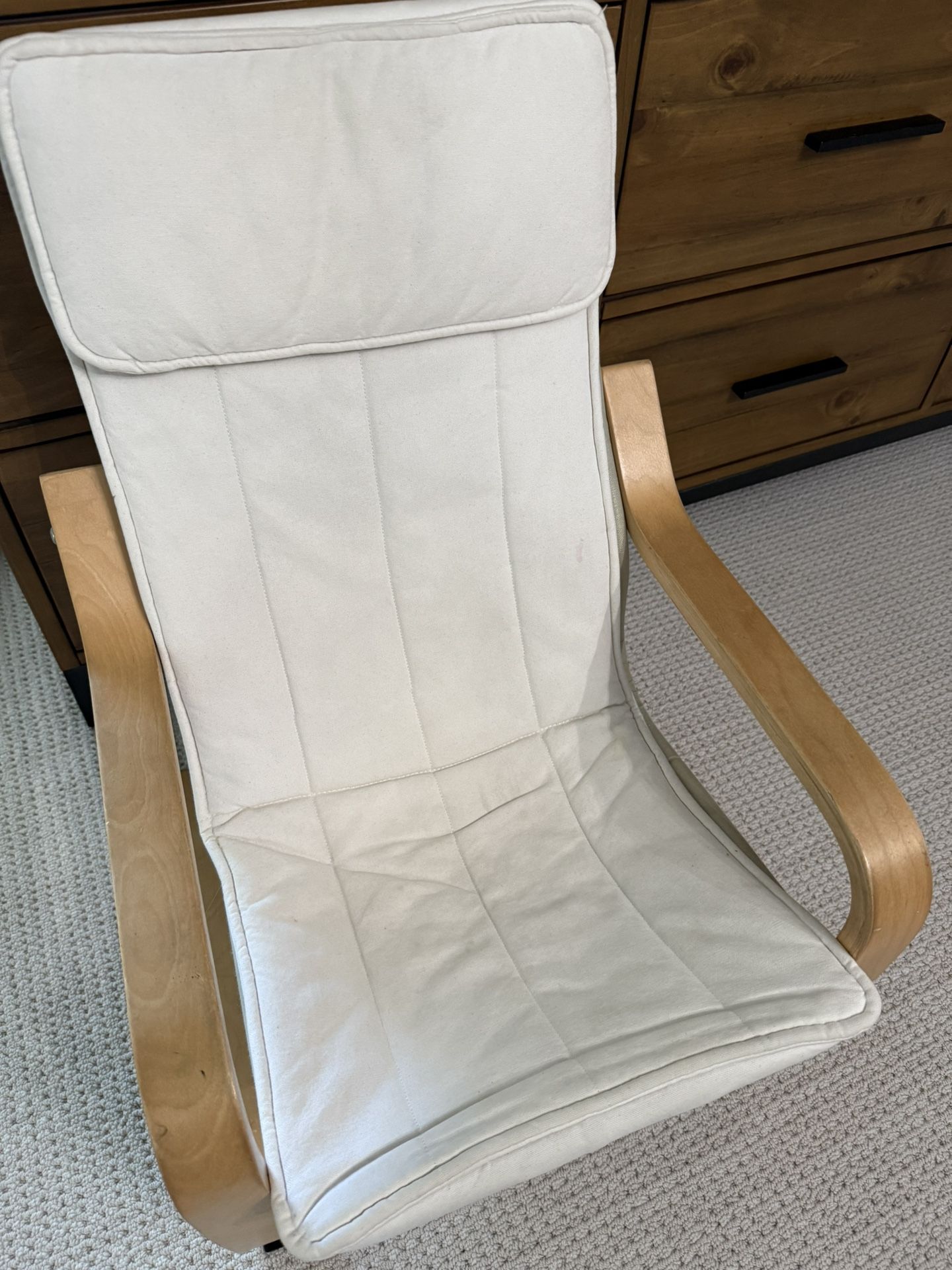 IKEA POÄNG Kid's armchair with removable cover