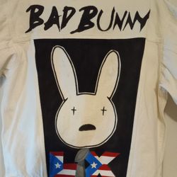 BAD BUNNY CUSTOM SUPERBOWL JACKET 