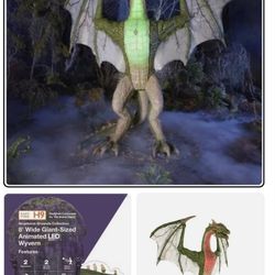 8 ft tall Dragon animatronic