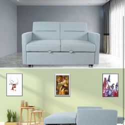 Light blue sofa 