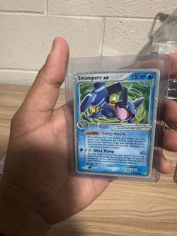 Swampert EX Pokémon Holo Card 98/100