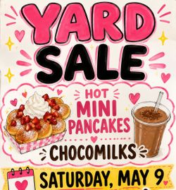 Clothes, Shoes, Home Items, Mini Pancakes and drinks