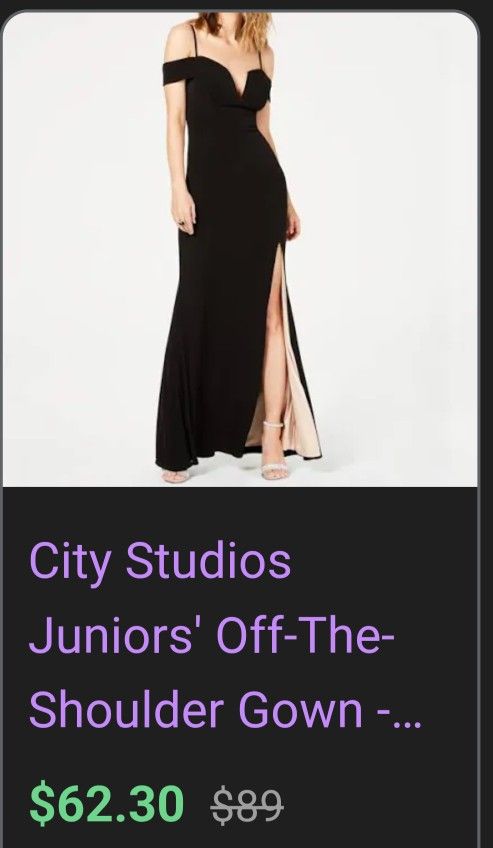 City Studio Dress
