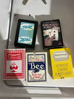 Lot of 5 Playing Card Decks