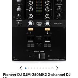Pioneer DJM-250 MK2 DJ Mixer