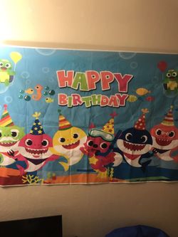 Baby shark banner