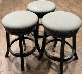 Three barstools or counter eating stools 26 inches high
