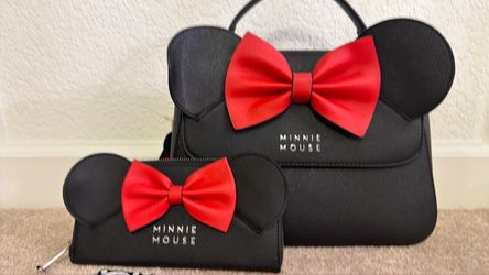 Minnie Mouse Handbag and Wallet Set, Loungefly