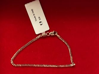 .925 silver rose gold bracelet