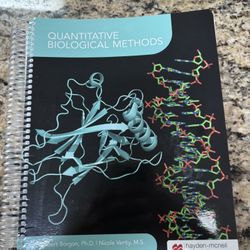 Quantitative Biological Methods Textbook/Lab Manual 