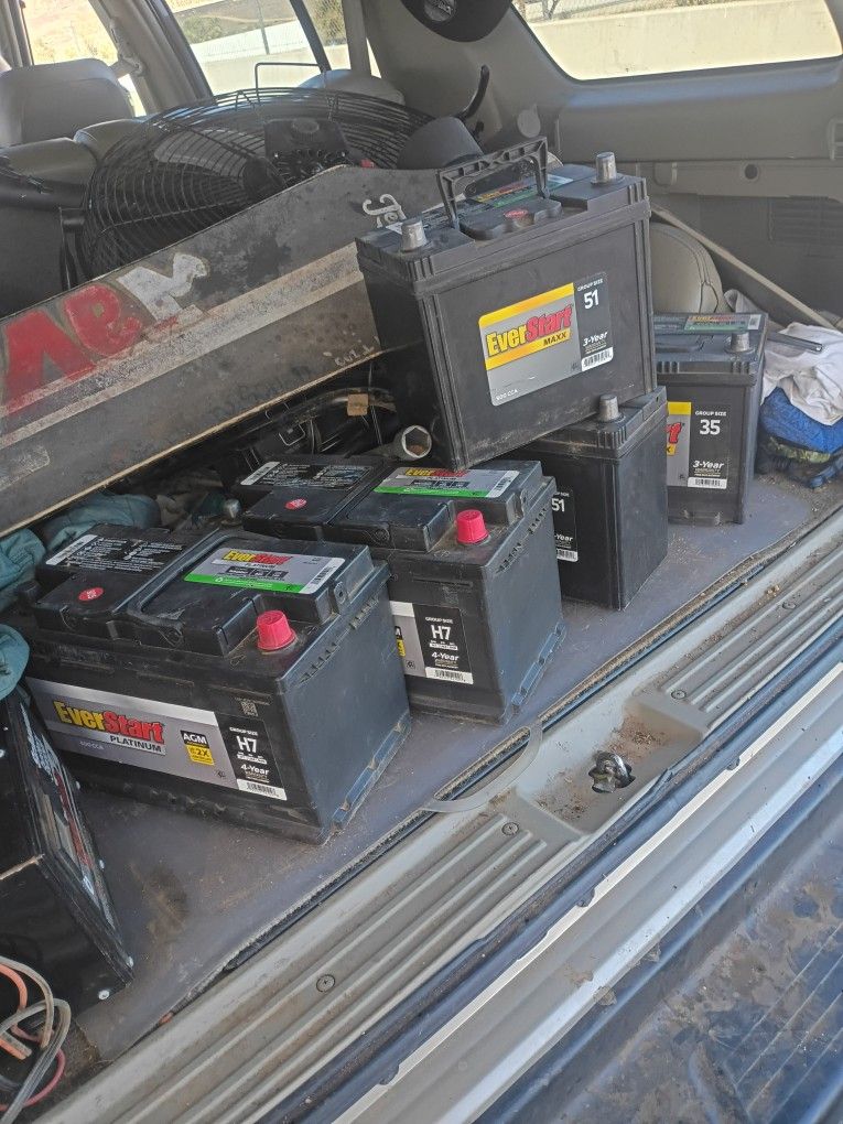 12v Every Start New CarBatteries