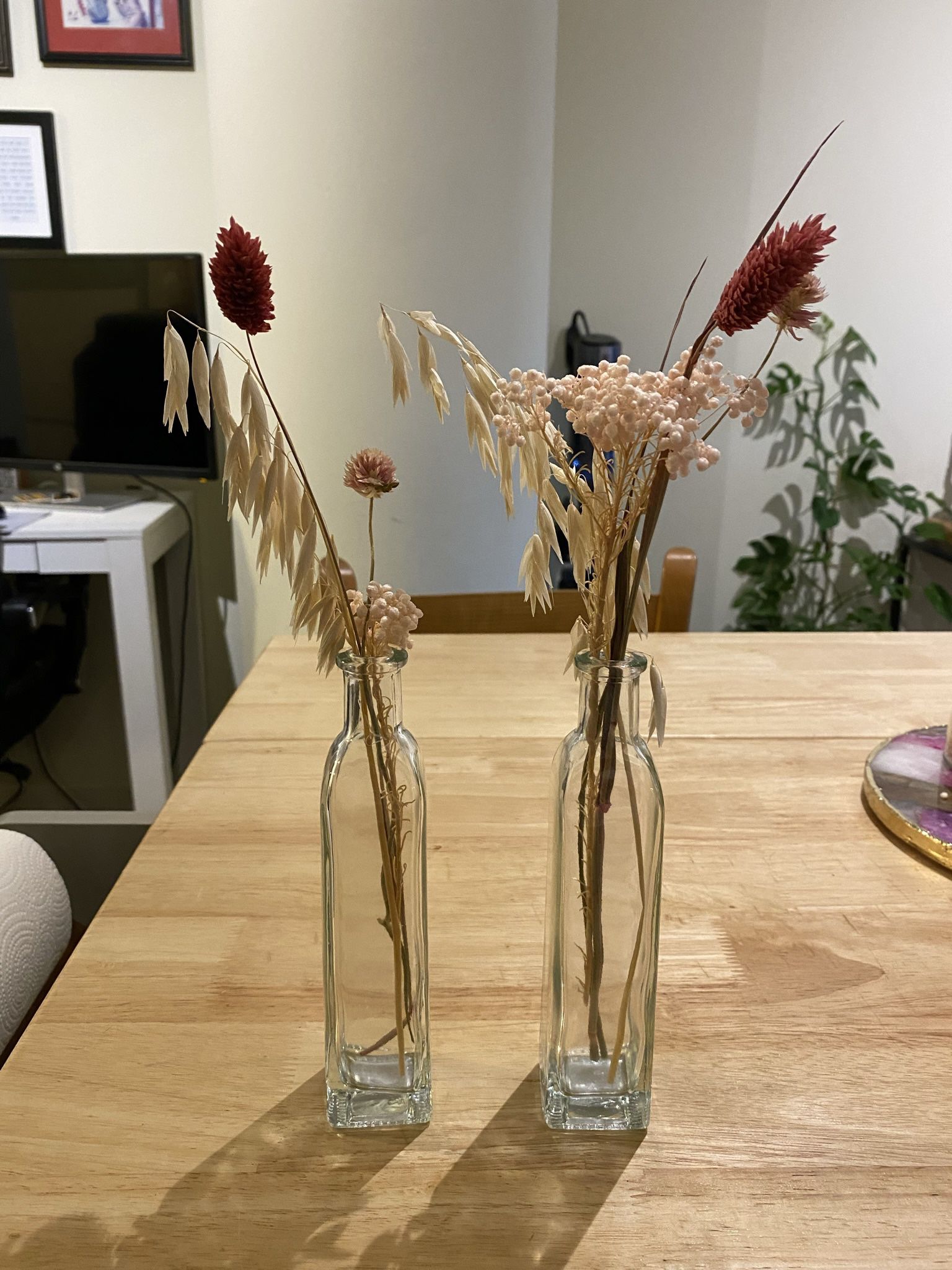Small Bud Vases With Dried Florals (7)